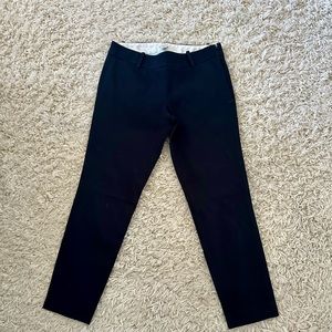 J. Crew Factory Winnie Pant in Stretch Cotton Size 2 Black Style 28637